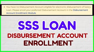 Loan Sss - No Disbursement Sss Salary Loan Calamity Loan How To Enroll Bank Account Sss Claims Loan