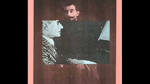 Maurice Ravel conducts his "Introduction & Allegro" in 1923