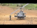 RNZAF UH-1H IROQUOIS START's UP & TAKE's OFF IN A PADDOCK