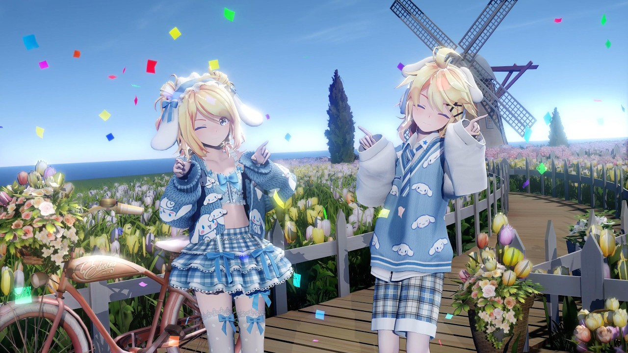 MMD] 『Heart Pie Dancehall』(愛包ダンスホール) [Sour Rin & Len