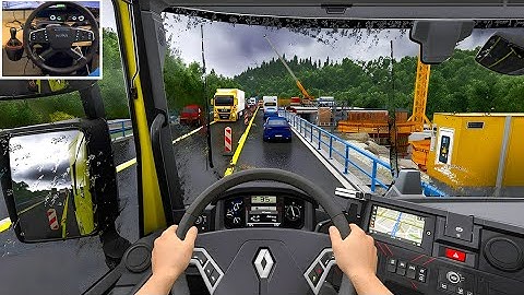 4K Ultra Realistic Graphic by Snowymoon | Renault T-High Evolution | Euro truck Simulator 2 Gameplay