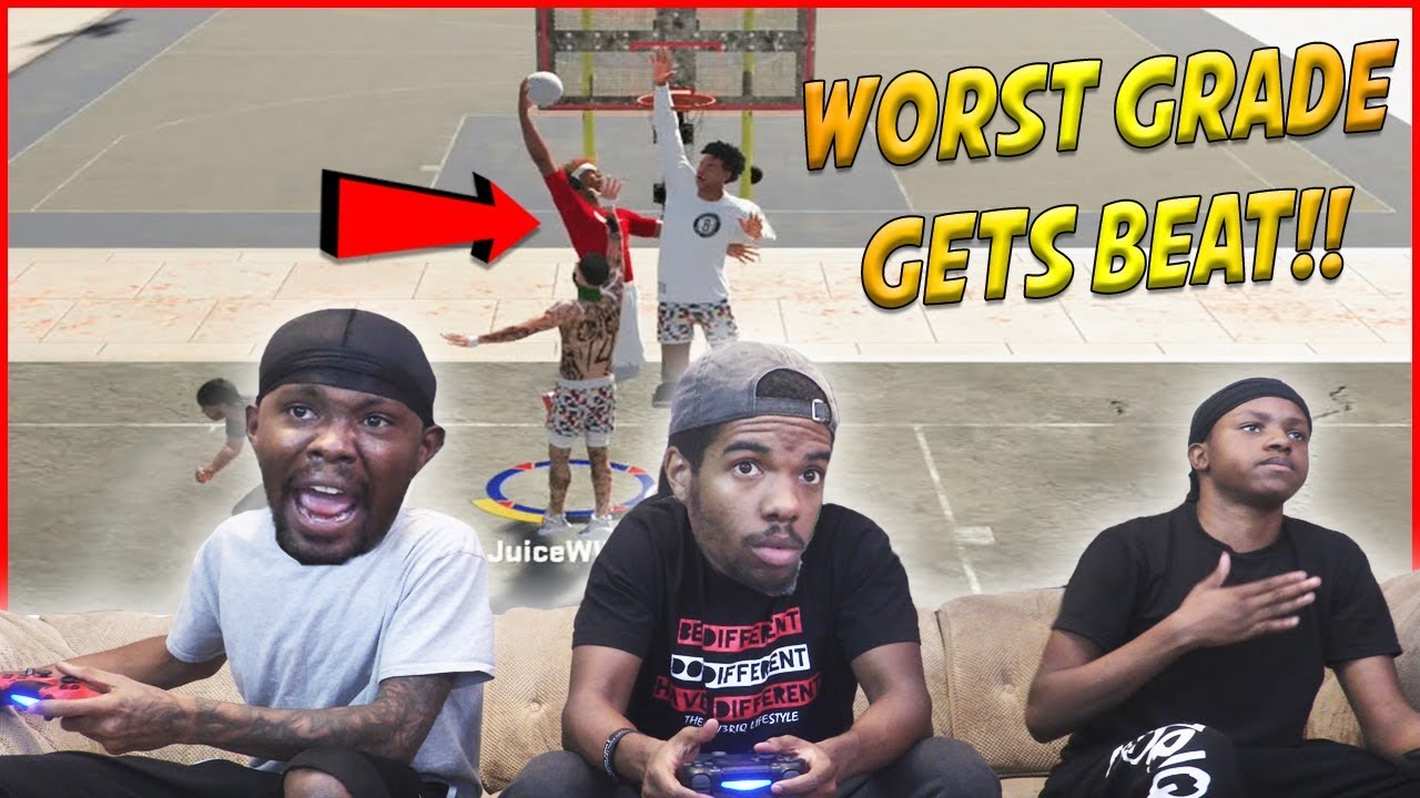 Dion Plays As The BIG MAN! Worst Teammate Grade Get HURT!