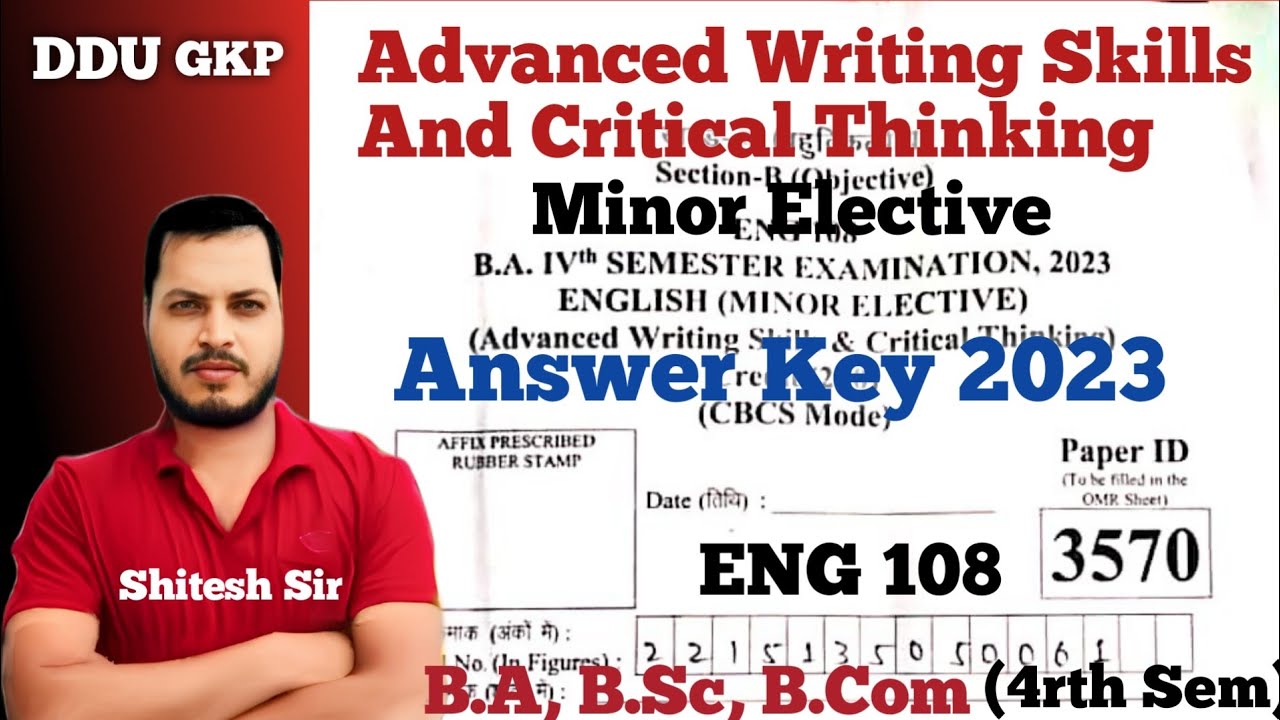 Advanced Writing Skills And Critical Thinking Answer Key 2023 ENG advanced-writing-skills-and-critical-thinking-answer-key-2023-eng