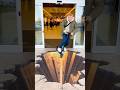 Epic 3D Illusion: Watch This Man Freak Out Over a Fake Abyss! 😱