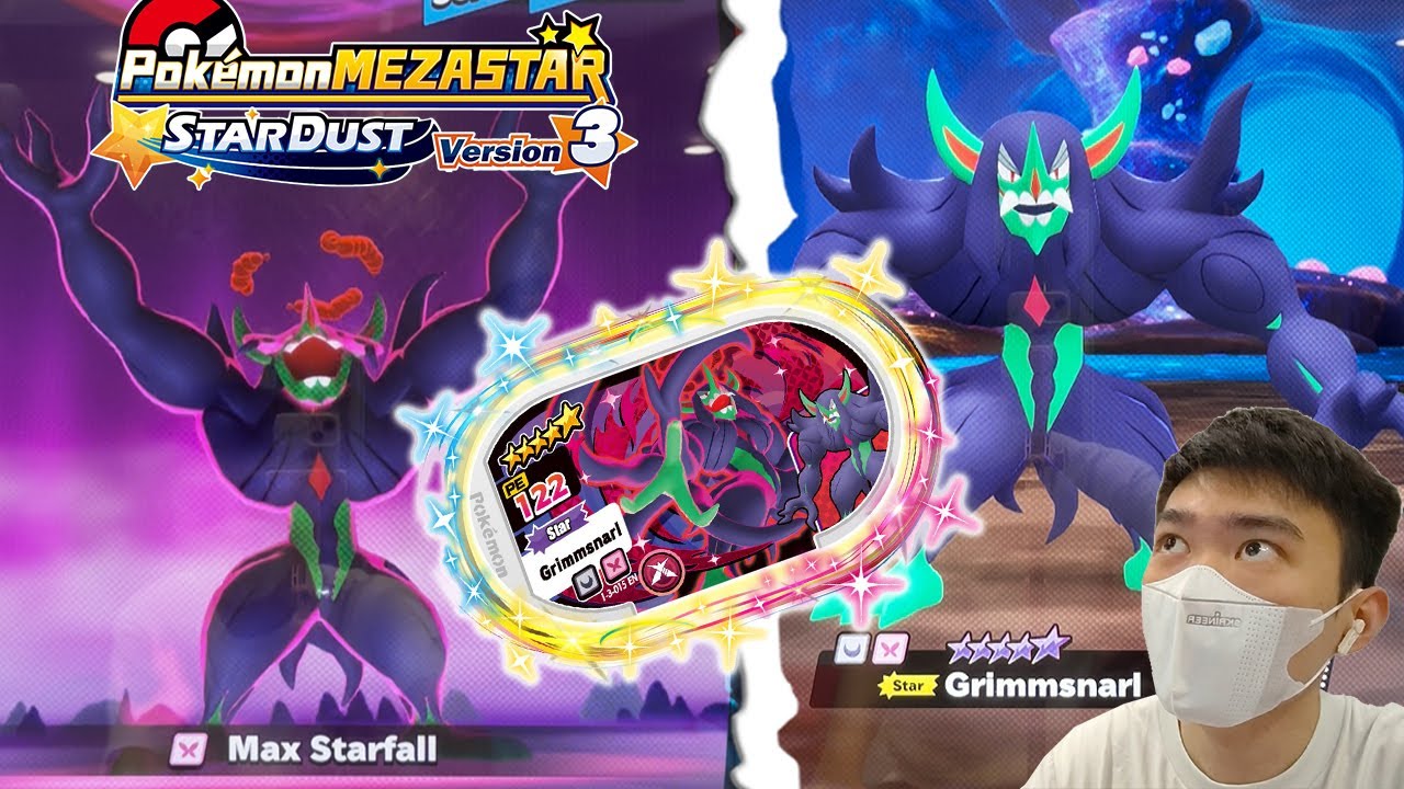 GRIMMSNARL BINTANG 5 DYNAMAX KITA COBAIN TAG SEASON 3 !!! - POKEMON MEZASTAR SS3 4