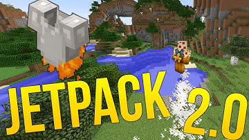 Minecraft Jetpack 2.0 - Command Block Redstone Invention