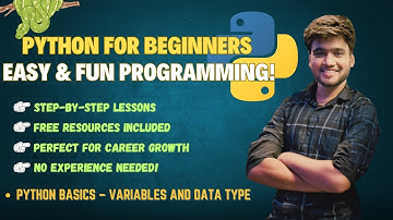 Python Variables & Data Types Explained – Fast & Simple! | Python Variables & Types for Beginners!
