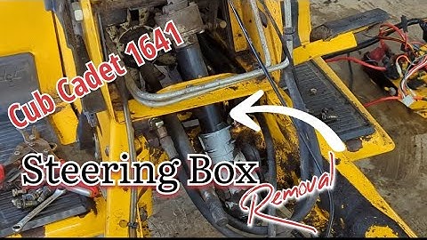 Cub Cadet 1641 Steering Box Removal