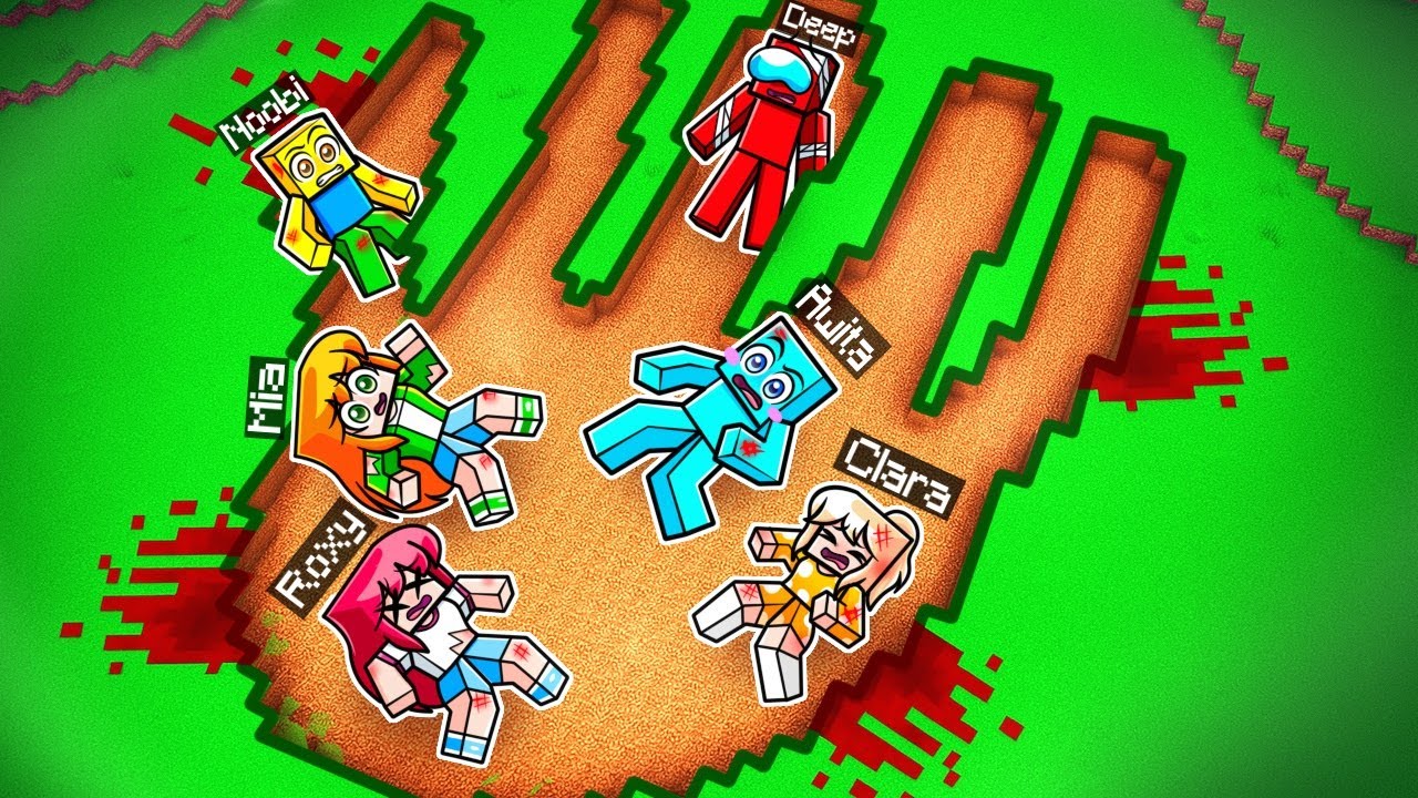 Encontramos las HUELLAS más GIGANTES y TERRORÍFICAS en Minecraft…