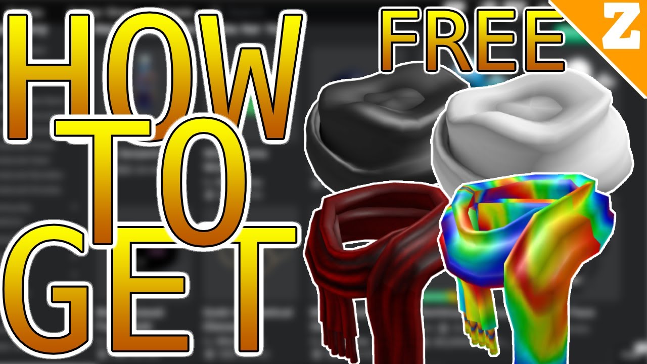 How To Get Any Scarf For Free Roblox Youtube - roblox scarf free