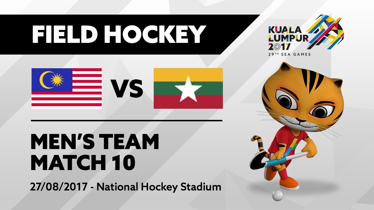 KL2017 29th SEA Games | Men's Field Hockey - MAS 🇲🇾 vs MYA 🇲🇲 | 27/08/2017