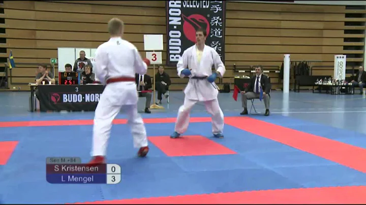 Karate Nordic Championships 2012 Final Senior Herr...