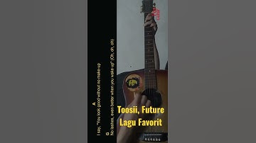 Thumbnail of Toosii, Future -Favorit Song Guitar Chords cover #shorts