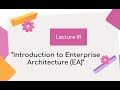 Lecture-1 |  introduction to EA