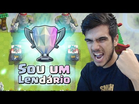 CHEGUEI NA LENDÁRIA NO CLASH ROYALE