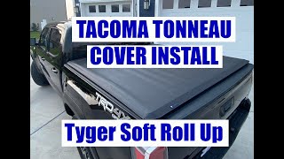 How to install Tyger Tonneau Cover, Soft roll up - Toyota Tacoma - screenshot 4