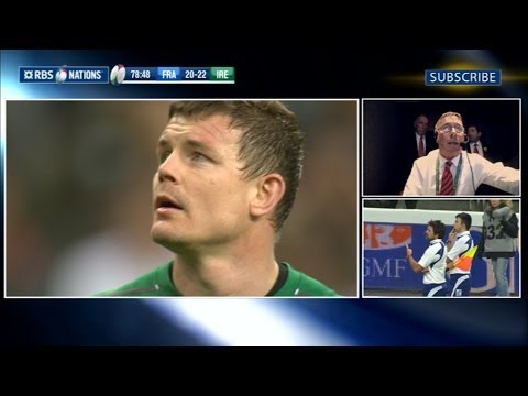 Forward pass denies France a last minute Try - France v Ireland 15th March 2014