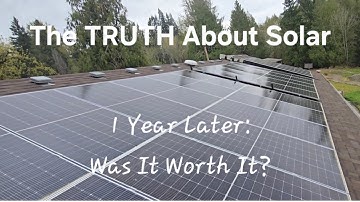 Sungold Power Solar Panel System 1 Year Review #sungoldpower