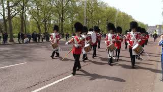 1st Bn. Coldstream Guards Corps of Drums and 1st Battalion Coldstream Guards