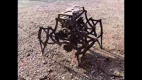 4족 보행 로봇 테스트.