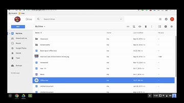 Working Offline with Google Drive on Chromebook