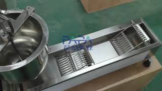 T 101 donut making machines industrial Width of 14cm oil tank with counter
