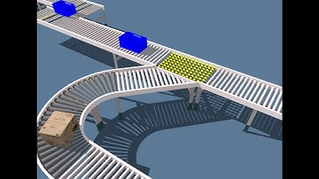 Switch Sorter Conveyor (3D Model Video) - Conveyor Systems Ltd