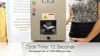 Shredder Alternative: DB-4000 Hard Drive Destruction Device from Data Security, Inc.