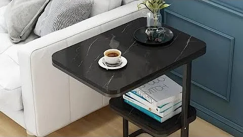 PeelOrange Creative side table living room small tea table iron frame coffee table