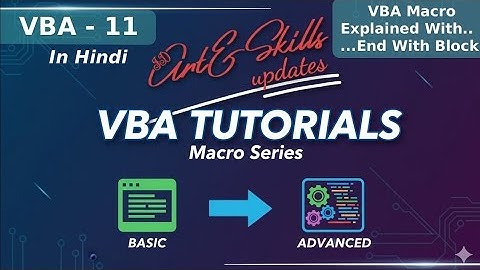 VBA - 11: With Block Explained | Excel VBA Tutorial for Beginners | VBA Series | Learn Excel