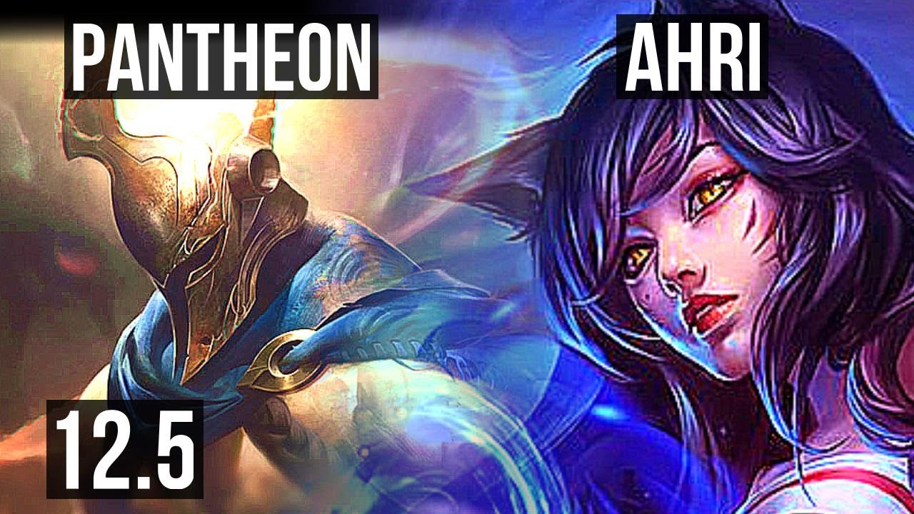 PANTHEON vs AHRI (MID) | 2.3M mastery, 7 solo kills, 300+ games | BR Master | 12.5