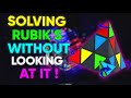 #1 Blindfolded Solving & Creating Patterns In Rubik Pyramid Through DSA | It's All About DSA 🔥