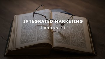 Integrated Marketing Communication Lesson 01