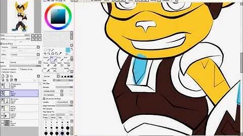 Paint Tool SAI Tutorial: Part 2 Base Color