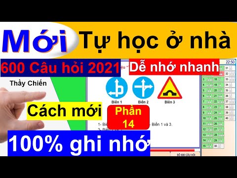 Video Mẹo học 600 câu hỏi lý thuyết tại nhà siêu dễ nhanh... - youtube