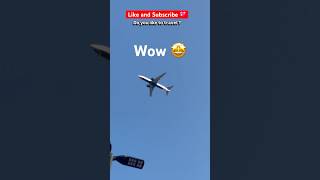 Amazing Shorts || Airplane flying on Sunny Day |#airplane #travel #nature #shorts #ytshorts