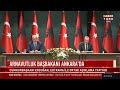Cumhurbaşkanı Erdoğan Arnavutluk Başbakanı Rama ile ortak basın toplantısı düzenledi