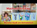 Monster Spaß am Schreibtisch / DIY Pencil Topper / RuthvonG