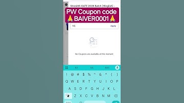 🎉 PW Shreshth Gate 2028 Batch Coupon code ll PW Gate Batch Coupon code ll PW Coupon code ll #gate