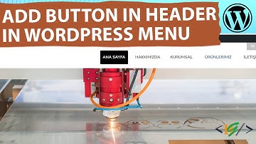 How to Add a Button in Your WordPress Header Menu Using CSS | Navigation Menu