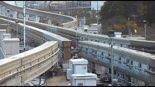 2020.03.05 大阪高速鉄道 大阪モノレール 2000系11編成2111F 大阪空港行き到着 万博記念公園駅