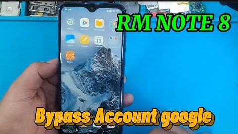 Bypass Account google ll RM note 8 FRP MIUI 12.5.3 