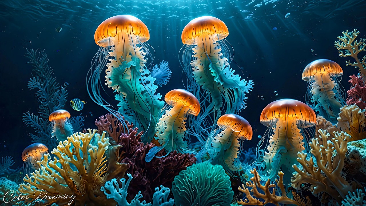 New Jellyfish Aquarium • Healing of Stress, Anxiety and Depressive States • Goodbye Insomnia #17