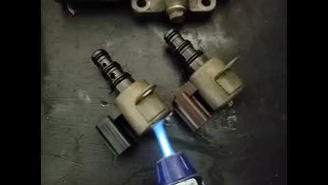 Honda Odyssey solenoids test..Hot and cold.