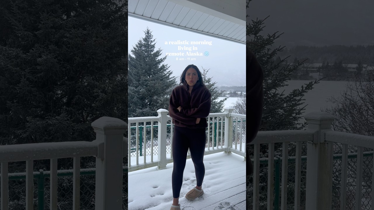 Точка зрения: Вы просыпаетесь на Аляске во время метели.