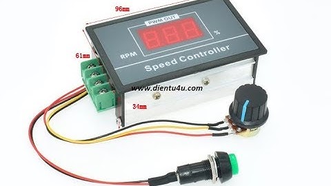 BỘ ĐIỀU KHIỂN ĐỘNG CƠ DC 6-60V 30A PWM HIỂN THỊ SỐ