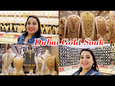 Dubai Gold Souk || Gold Jewellery Designs Of Dubai || Dubai City Of Gold || Dubai Spice Souk