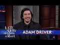 Adam Driver And Stephen Act Out A 'Star Wars' Scene Using Dolls