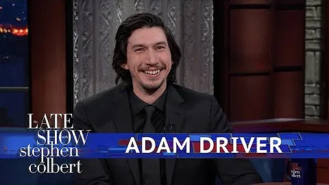 Adam Driver And Stephen Act Out A 'Star Wars' Scen...
