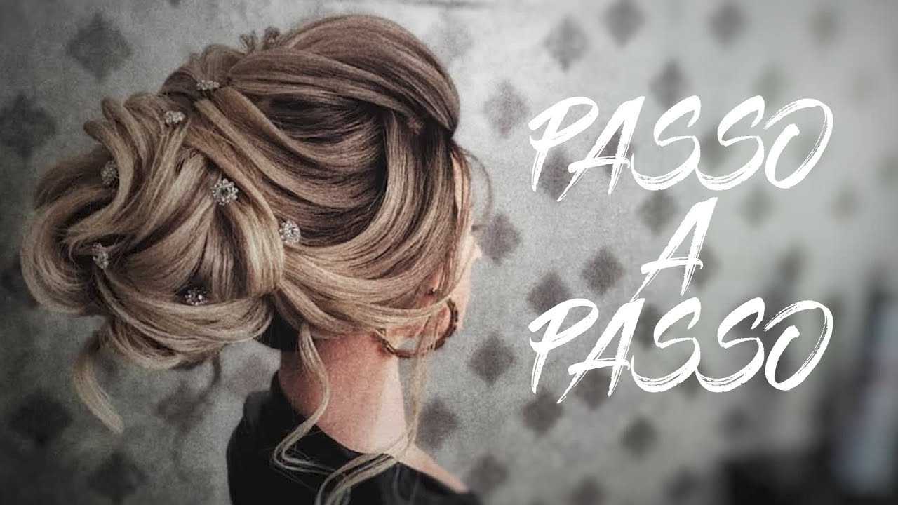 COQUE RUSSO/PENTEADO PARA NOIVAS PASSO A PASSO